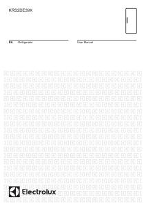 Manual Electrolux KRS2DE39X Refrigerator