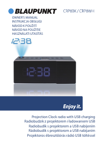 Návod Blaupunkt CRP8BK Rádiobudík