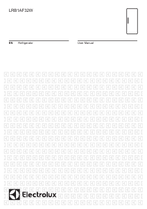 Manual Electrolux LRB1AF32W Refrigerator