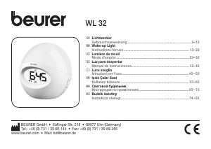 Manual de uso Beurer WL 32 Wake-up light