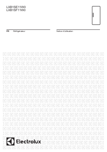 Mode d’emploi Electrolux LXB1SE11W0 Réfrigérateur