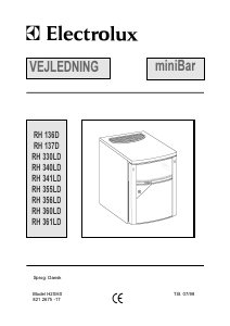 Brugsanvisning Electrolux RH 136 D Køleskab