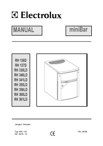 Mode d’emploi Electrolux RH 356 LD Réfrigérateur