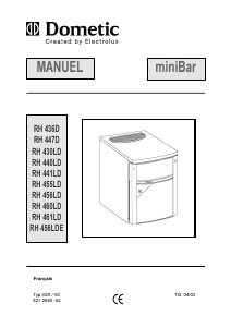 Mode d’emploi Electrolux RH 436 D Réfrigérateur