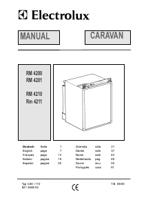 Manual Electrolux RM 4200 Refrigerator