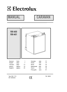 Brugsanvisning Electrolux RM 4401 Køleskab