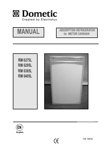 Manual Electrolux RM 6275L Refrigerator