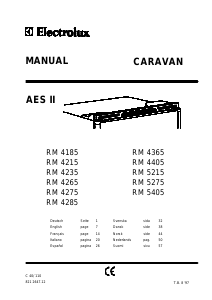 Manual de uso Electrolux RM5405LM Refrigerador