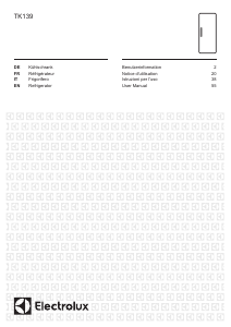 Mode d’emploi Electrolux TK139 Réfrigérateur