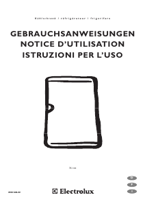 Mode d’emploi Electrolux TK144 Réfrigérateur