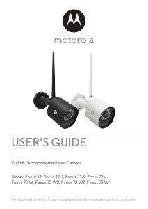 Handleiding Motorola FOCUS72 IP camera