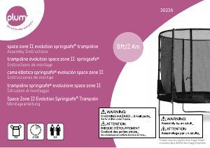 Manuale Plum 30236 Space Zone II Trampolino