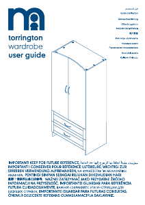 사용 설명서 Mothercare Torrington 옷장