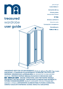 说明书 Mothercare Treasured 衣柜