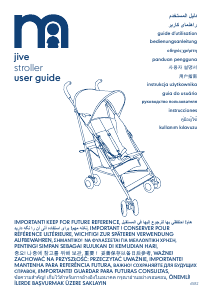 Manual Mothercare Jive Carrinho de bebé