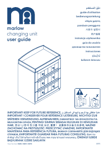 说明书 Mothercare Marlow 换衣桌