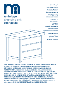 Kullanım kılavuzu Mothercare Tunbridge Alt değiştirme masası