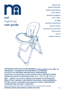 Kullanım kılavuzu Mothercare Owl Mama sandalyesi