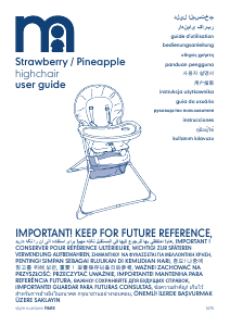 Руководство Mothercare Strawberry Стульчик для кормления