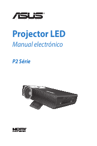 Manual Asus P2E Projetor