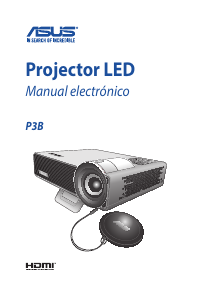 Manual Asus P3B Projetor