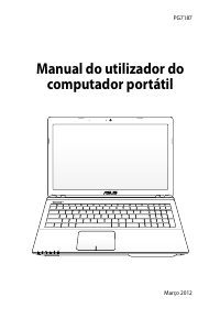 Manual Asus PG7187 Computador portátil