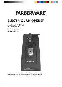 Manual Farberware FW-COP-RED Can Opener