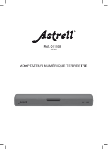 Mode d’emploi Astrell 011105 AST841 Récepteur numérique