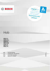 Instrukcja Bosch PKF645FP3E Płyta do zabudowy