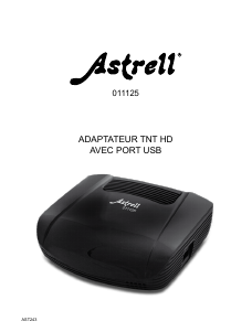 Mode d’emploi Astrell 011125 AST243 Récepteur numérique