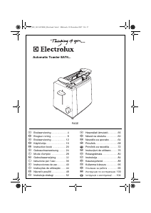 Hướng dẫn sử dụng Electrolux EAT4000 Máy nướng bánh mì