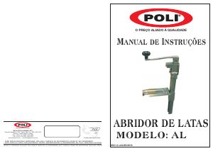 Manual Skymsen AL Abridor de lata