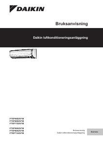 Bruksanvisning Daikin FTXF60A2V1B Luftkonditionering