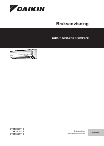 Bruksanvisning Daikin CTXF20C5V1B Luftkonditionering