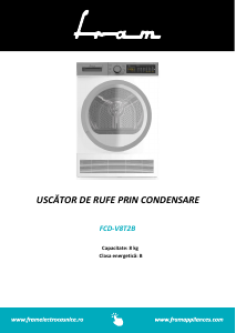Manual Fram FCD-V8T2B Dryer