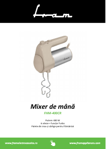 Manual Fram FHM-400CR Mixer de mână