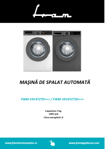 Manual Fram FWM-V914T2TD+++ Washing Machine