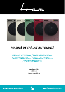 Manual Fram FWM-V714T2RDD+++ Mașină de spălat