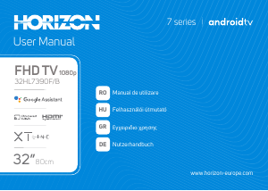 Használati útmutató Horizon 32HL7390FB LED-es televízió