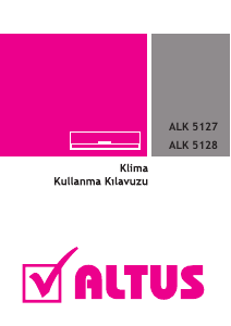 Kullanım kılavuzu Altus ALK 5127 Klima