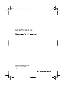 Manual Alienware 18 Laptop