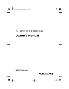 Manual Alienware M18x R2 Laptop