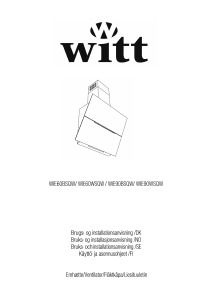 Käyttöohje Witt WIE60BSQW Liesituuletin