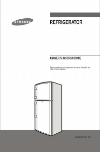 Manual Samsung RT25DVMS Fridge-Freezer