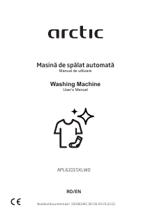 Manual Arctic APL61015XLW0 Washing Machine