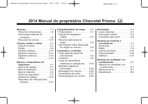 Manual Chevrolet Prisma (2014)