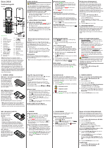 Bruksanvisning Doro 2414 Mobiltelefon