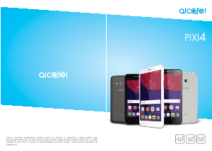 Manual Alcatel 4034D Pixi 4 Telefon mobil