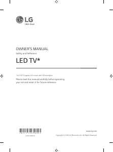 Руководство LG 43UN73506LD LED телевизор