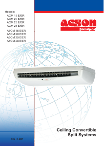 Handleiding Acson ACM 15 E Airconditioner